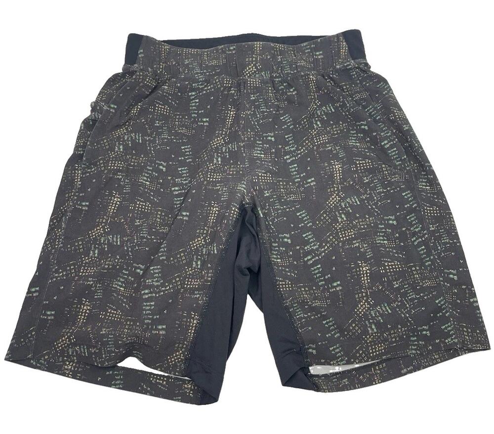 Lululemon T.H.E. Short Lined Men’s Size Medium Black Athletic Workout Casual